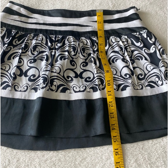 Bebe silk cotton miniskirt, size 8 - Picture 9 of 10